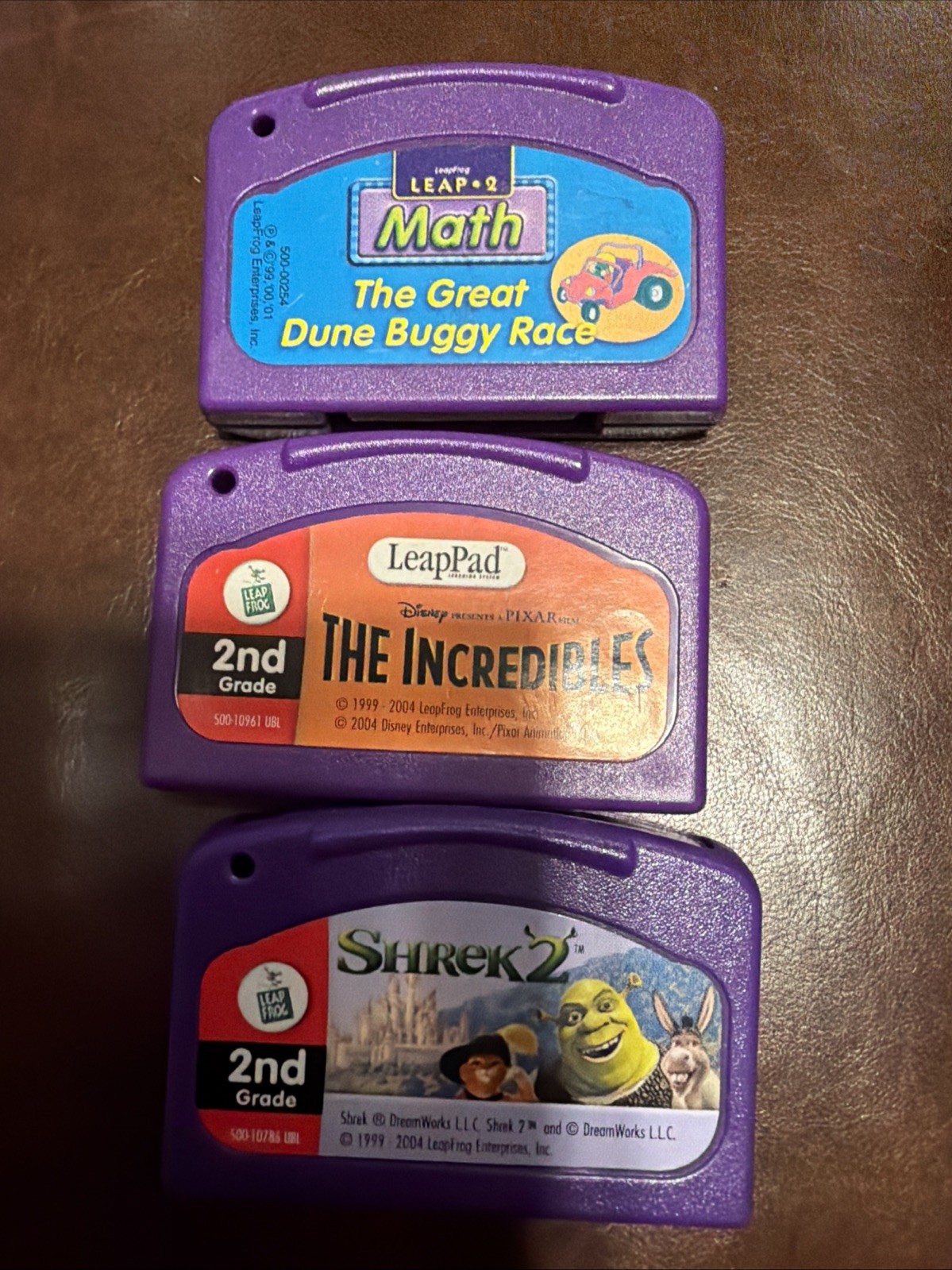 Lot Of 3 Leap Pad Cartridges