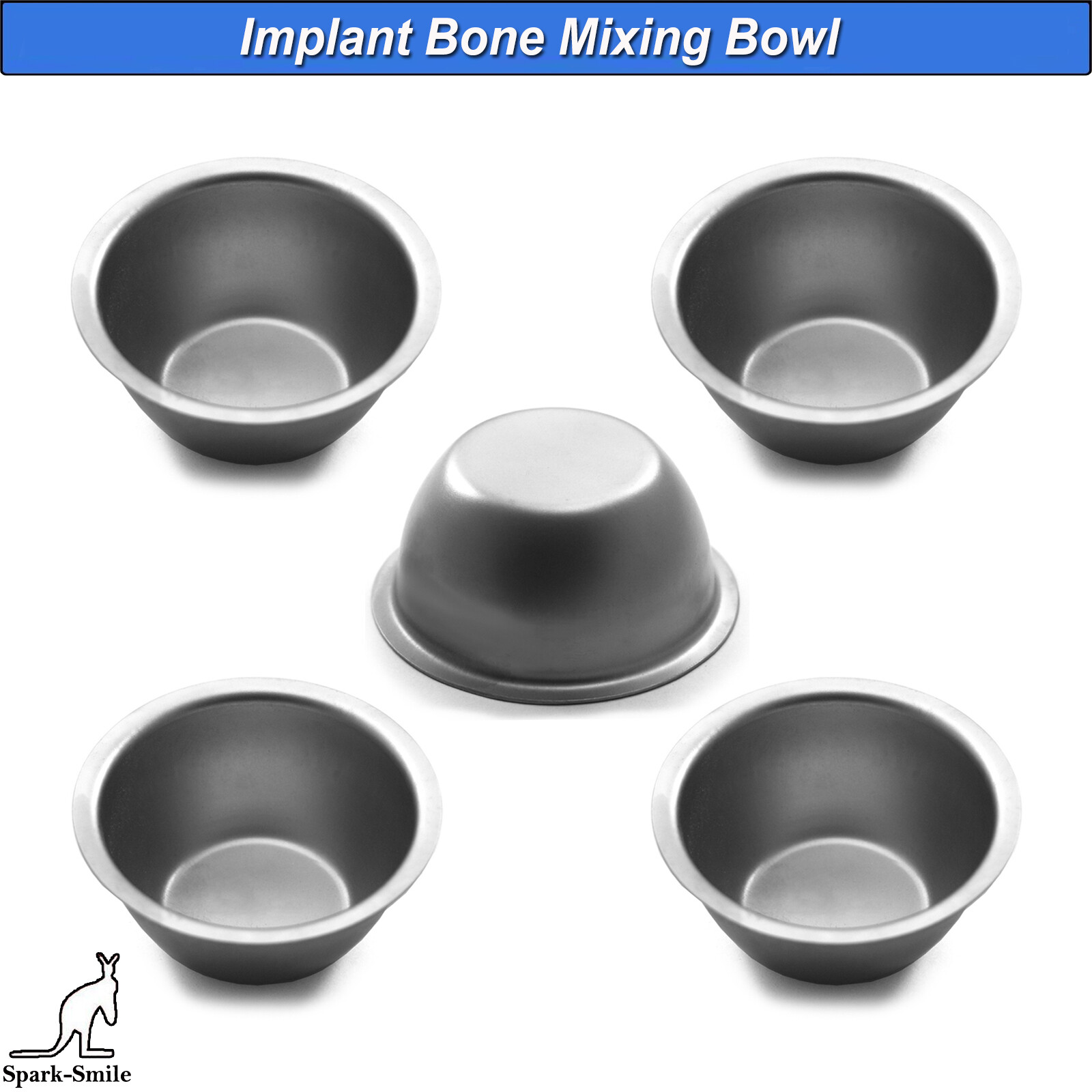 Dental Bone Graft Mixing Implant Well Cup Dental Surgical Instruments Bowl CE