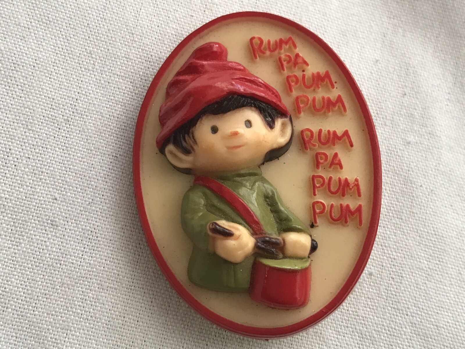 Little Drummer Boy Vintage Christmas Pin