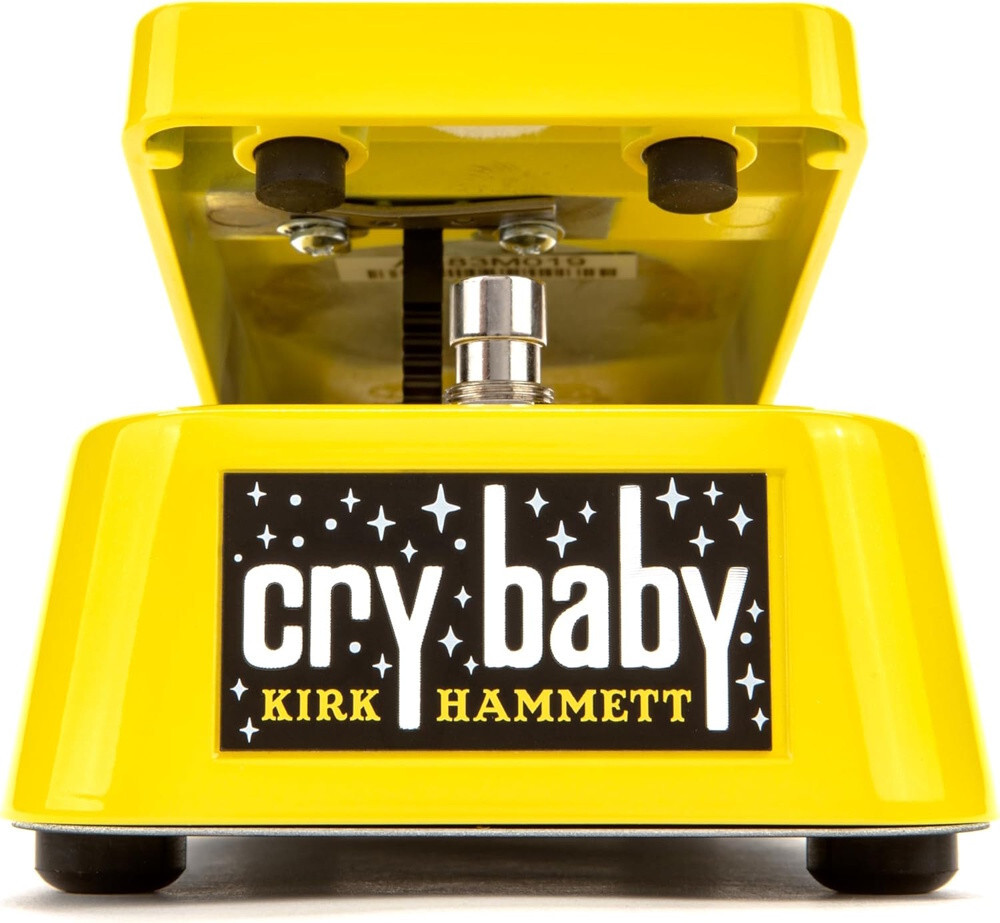 Dunlop KH95Y Kirk Hammett Signature Cry Baby Wah Pedal - Yellow Sparkle - NEW