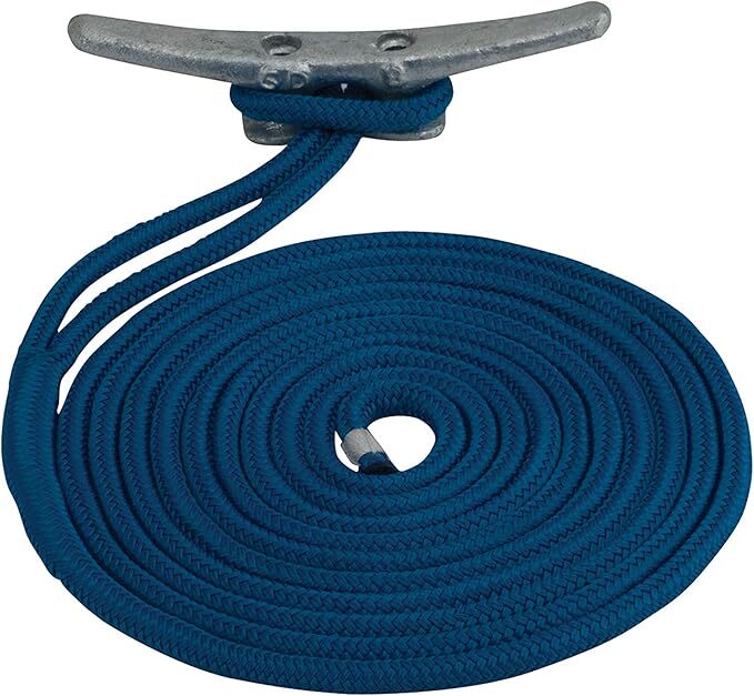 Sea-Dog Premium Dock Line, 3/8" x 20', Blue, 302110020BL-1