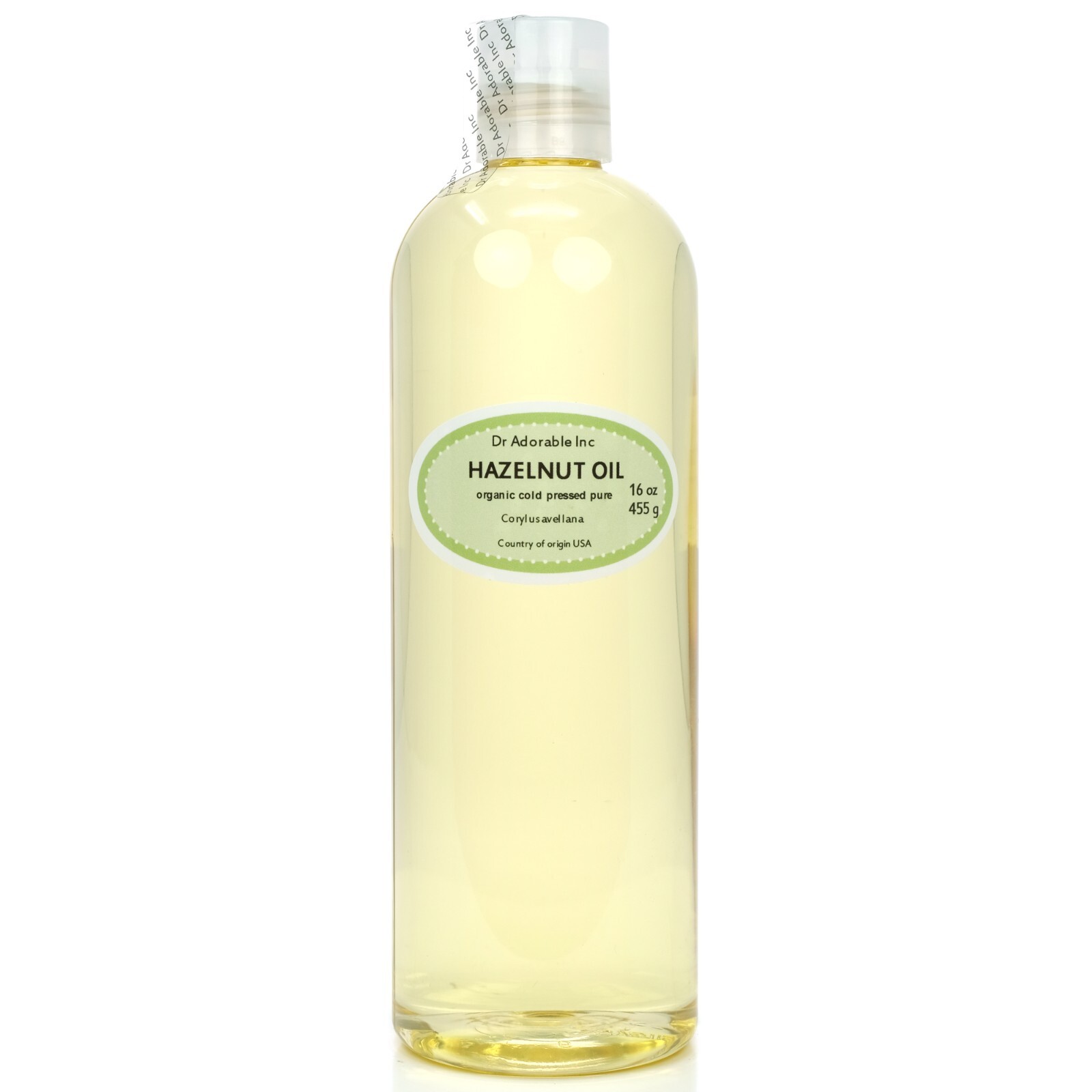 16 Oz Premium Hazelnut Oil Pure Organic Cold Pressed Best Quality Moisturizer