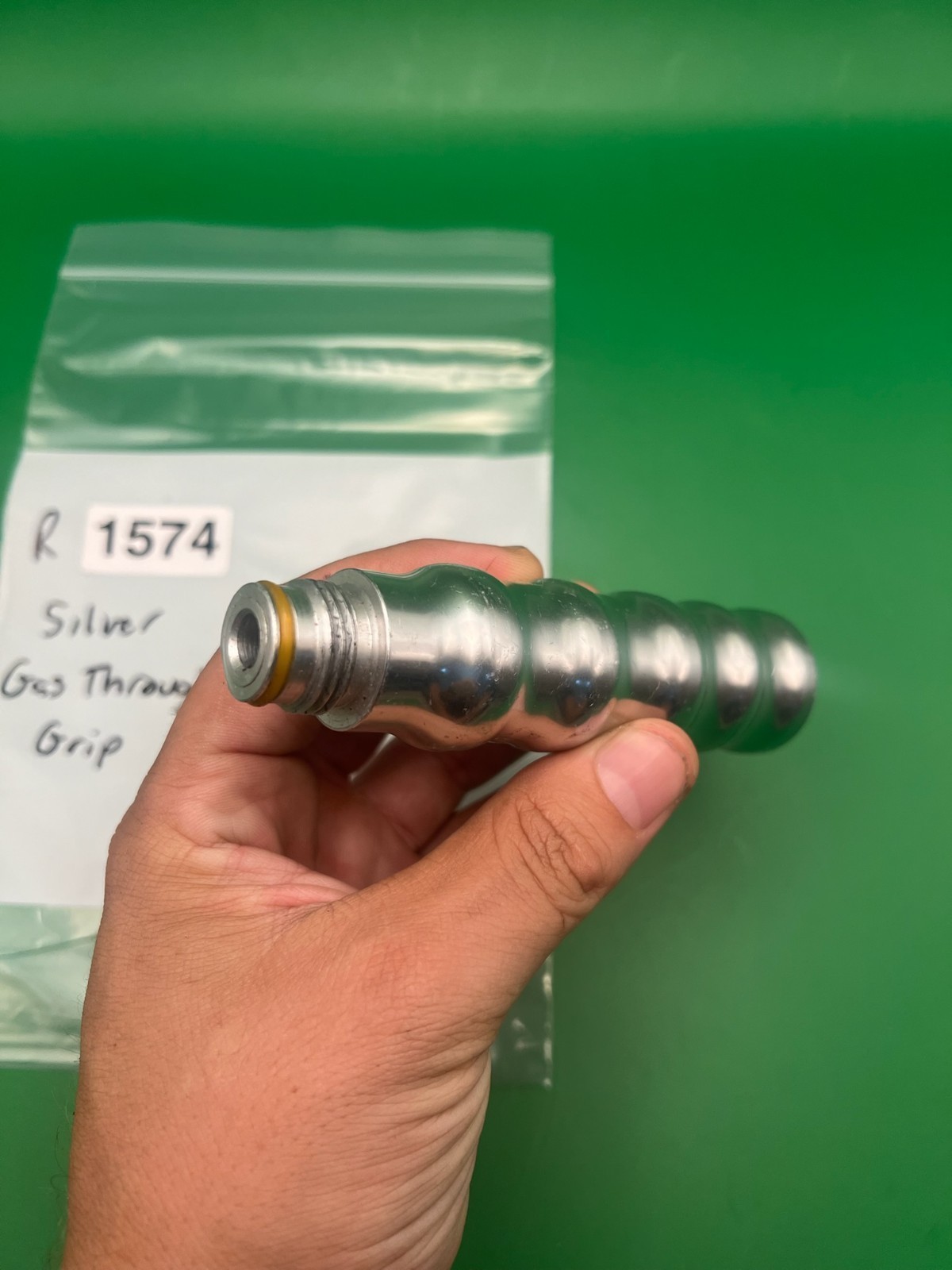 Silver Gas Through Grip