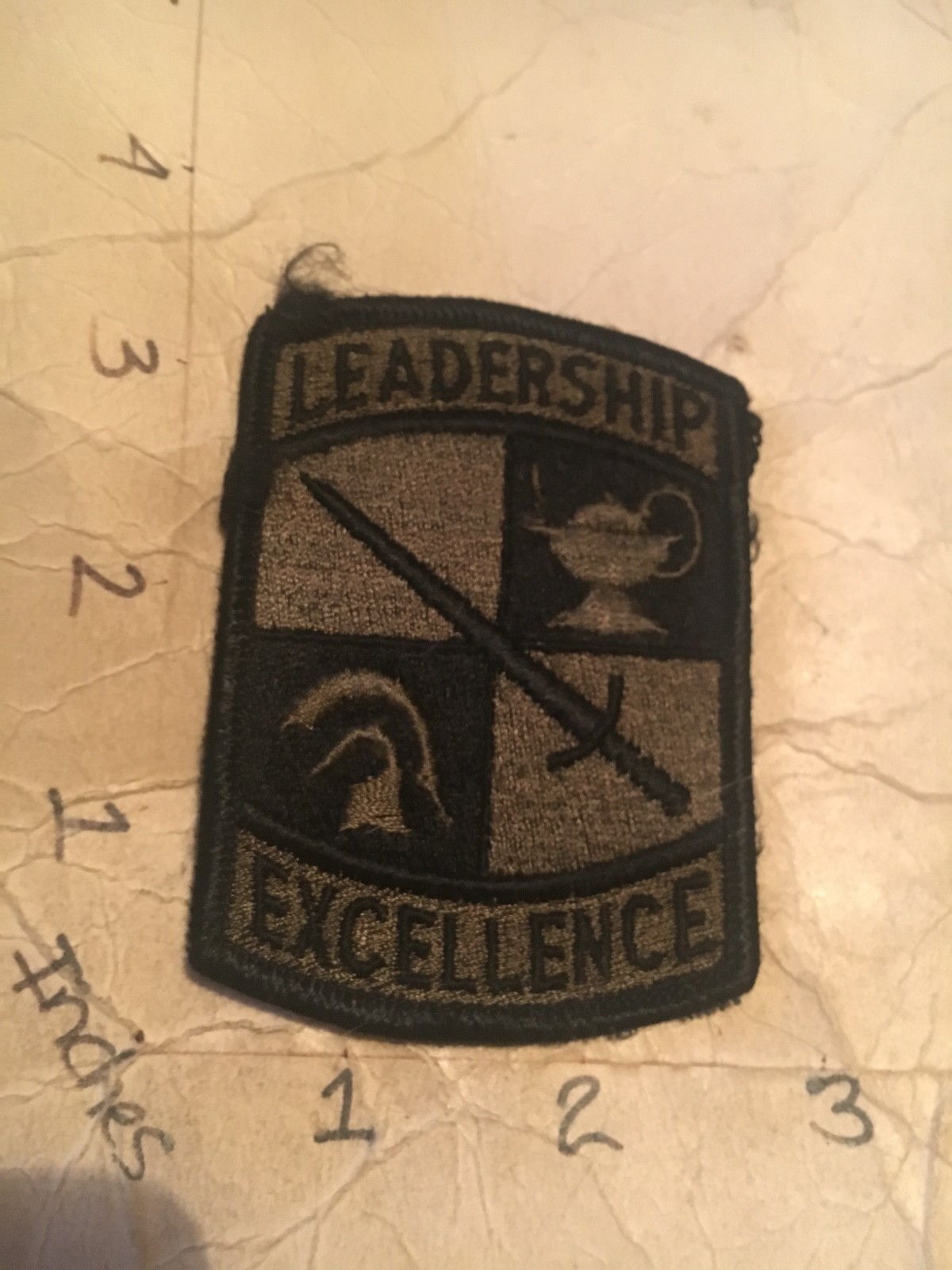 US Army ROTC m/e subdued patch 10/9/25