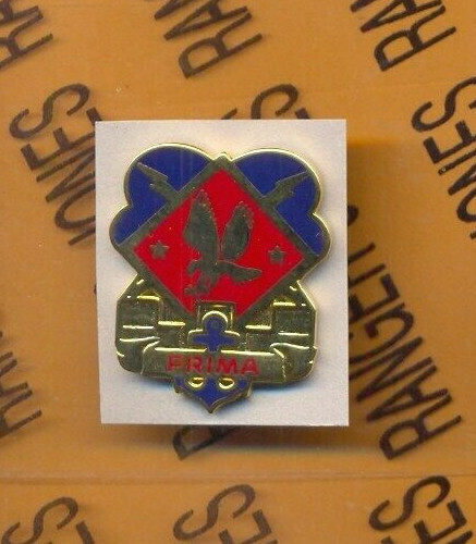 10th Air & Missle Defense Regt Artillery ADA crest DUI badge c/b clutchback I-21