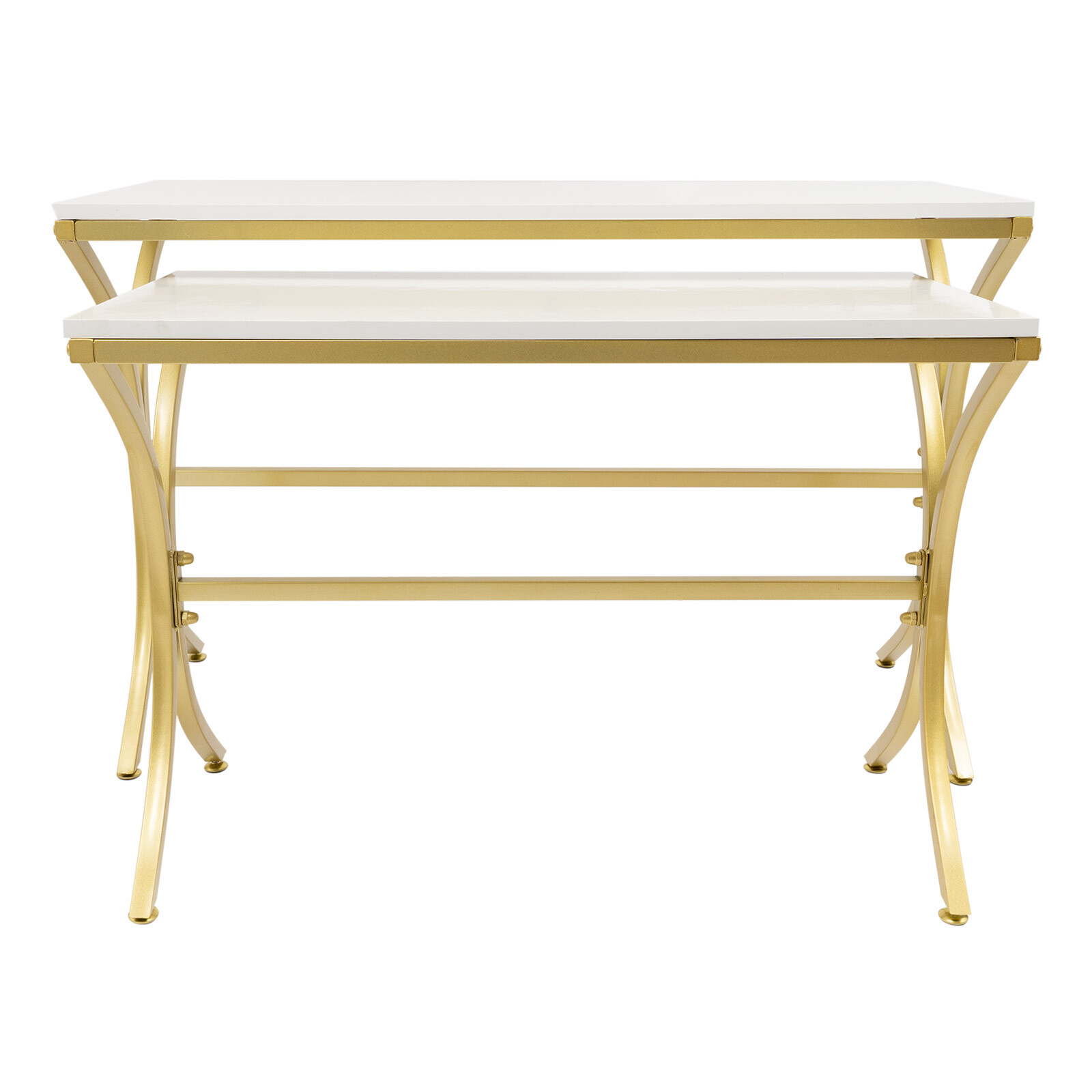 2pcs Handbag Display Stands, Display Riser Shelves, Modern Nesting Tables US!