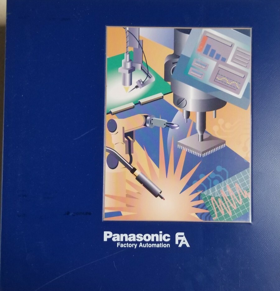 Panasonic Panasert Cyber Optics Laser Lead Locator Users Guide Binder