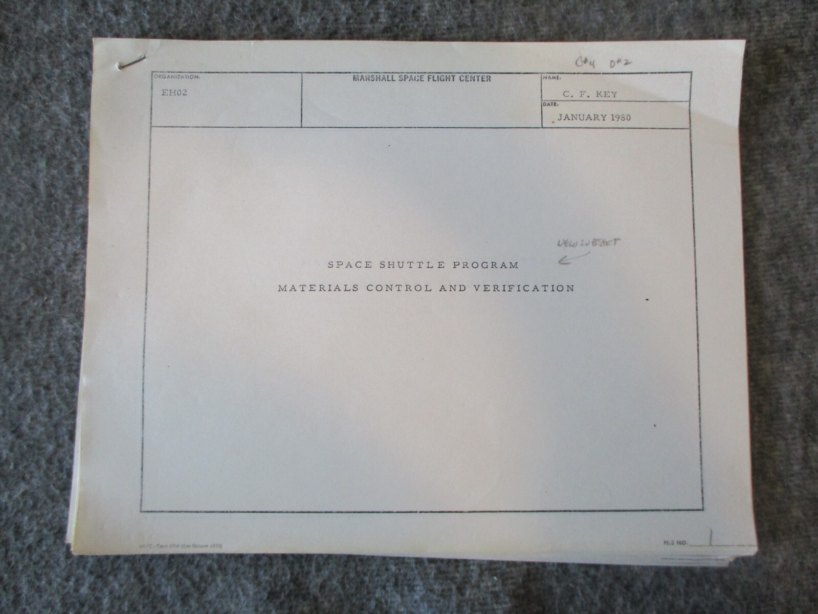 80s NASA MSFC SPACE SHUTTLE PRE-1ST LAUNCH CONTINGENCY/SRB REPORTS+PRESENTATIONS