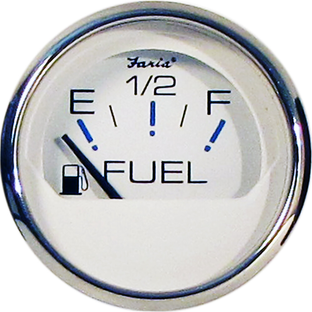 Faria Beede F13801 Chesapeake White Fuel Level Gauge GP9373
