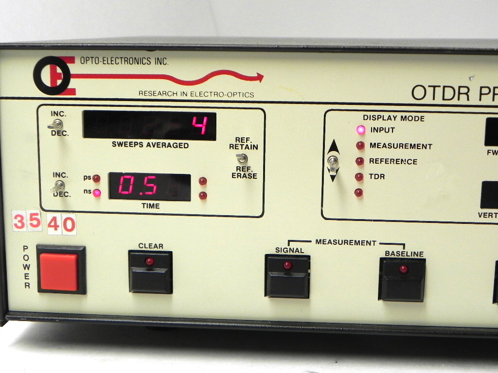 OPTO Electronics TDR20 OTDR Processing System