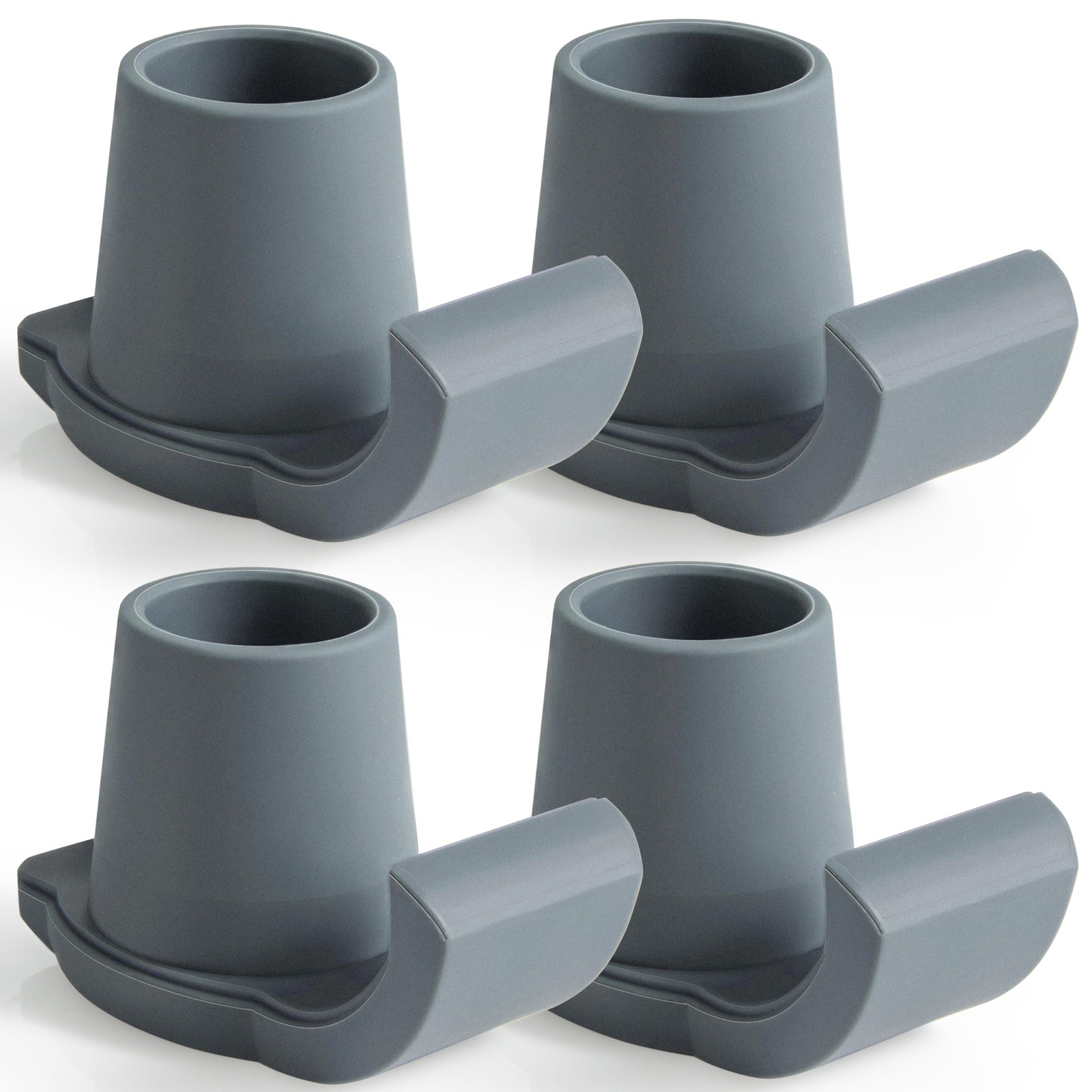 Walker Ski Glides for 1 1/8" Folding Walkers, 4 Pack Replacement Walker Glides..
