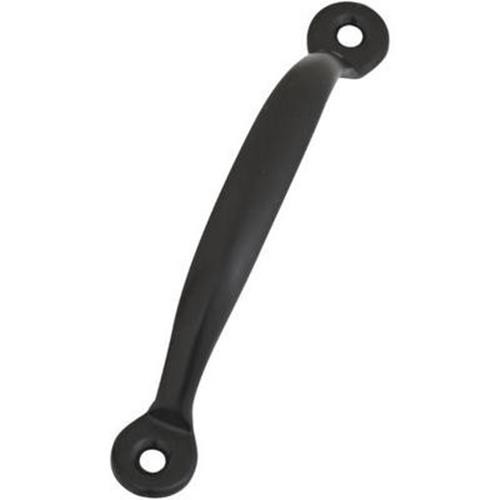 (5 Pack) 4 inch Front Mount Screen Door Pull Satin Black