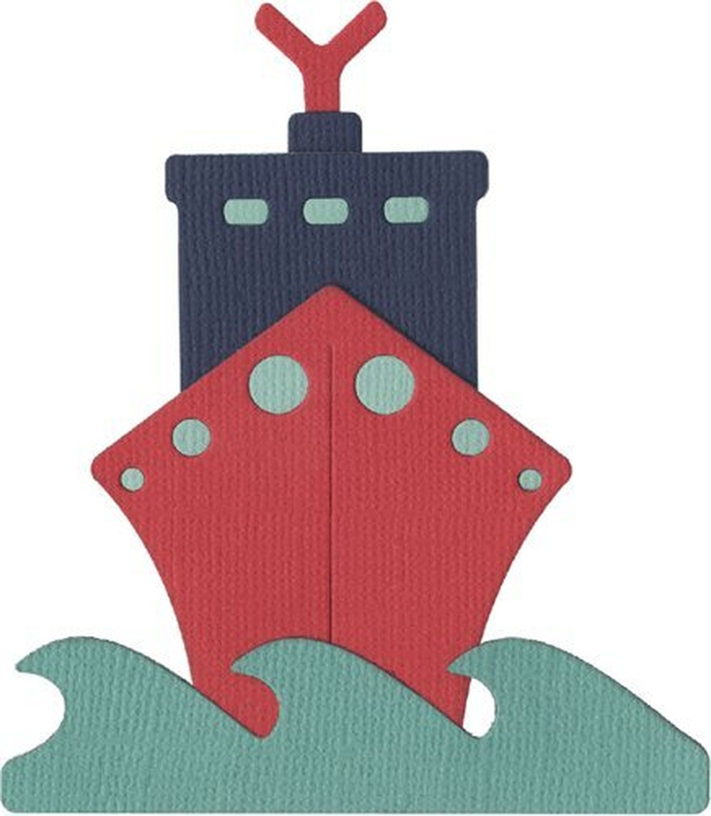 QuicKutz We R Memory Keepers 4-Inch by 4-Inch Die, Cruise Ship