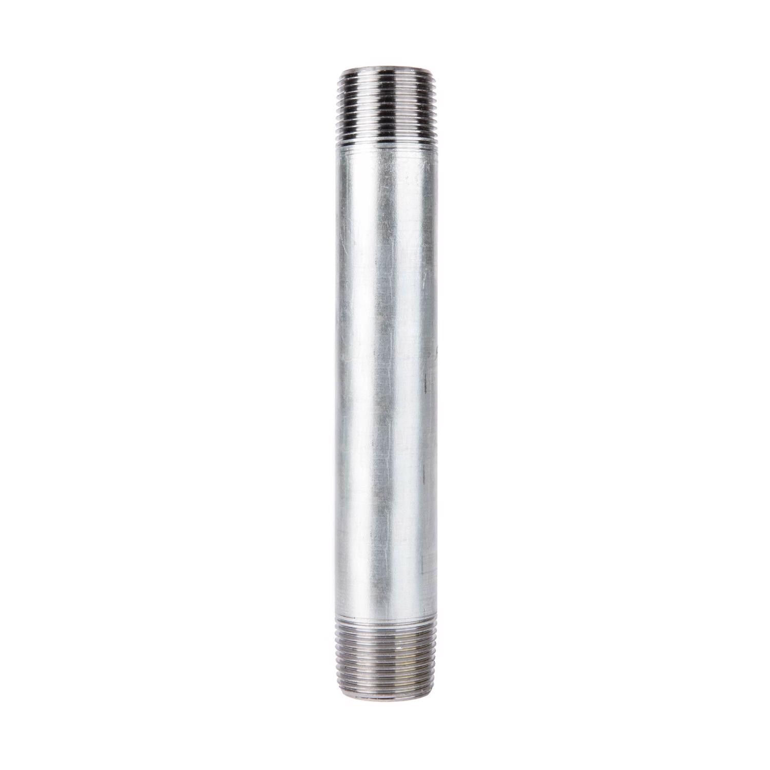 B&K Mueller 567-080AH Galvanized Steel Nipple 1-1/2 MPT x 8 in.