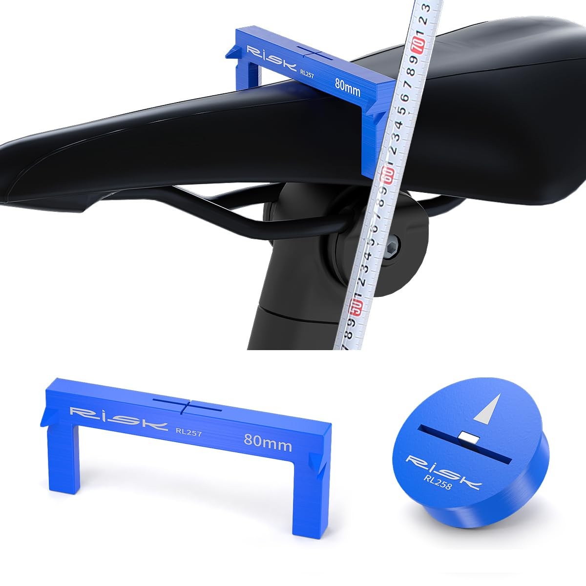 Bicycle Bike Seat Cushion Height Measuring Tool Fitting Measurement Gauge
