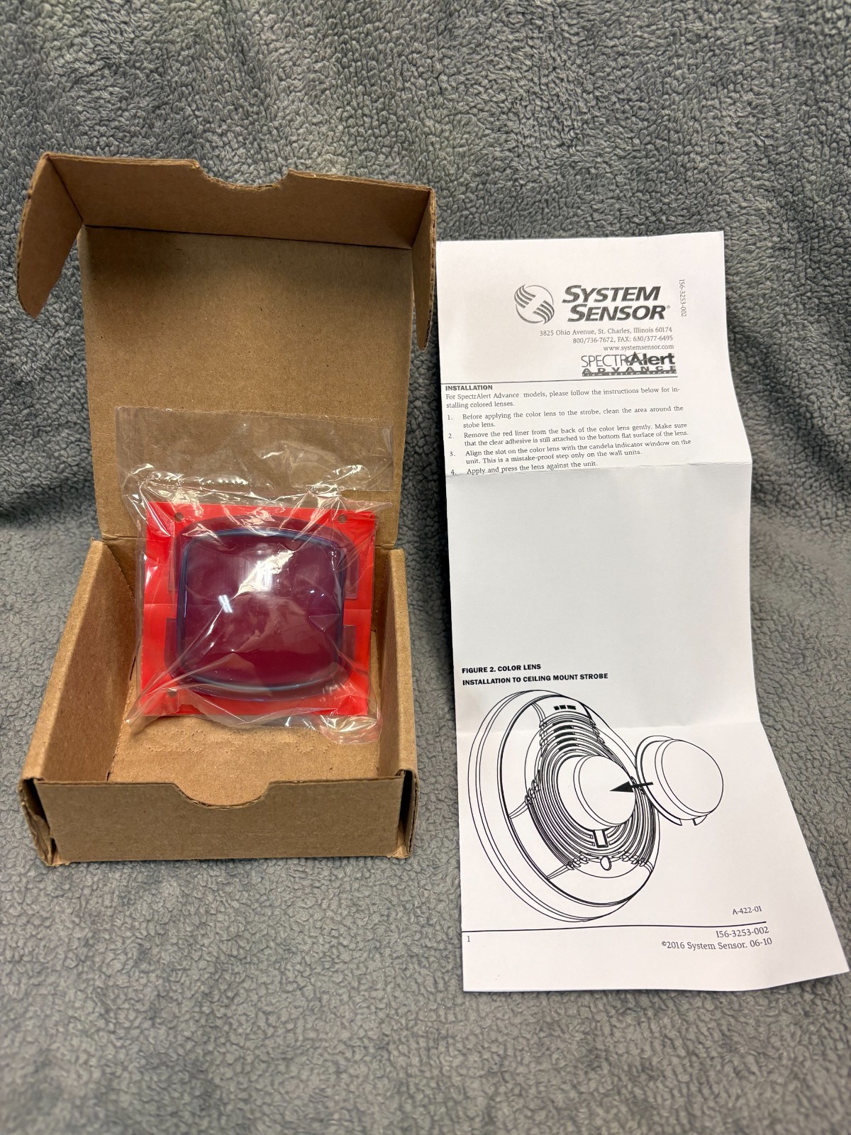 LENS-B System Sensor Blue Lense Cover