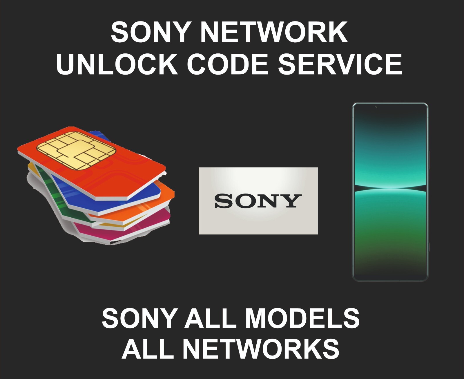 Sony Network Unlock Code, All Models, Worldwide