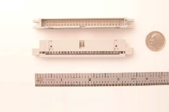 50 Position Flat Cable IDC Box Header Male 4 pc lot NEW ~ Free Shipping!