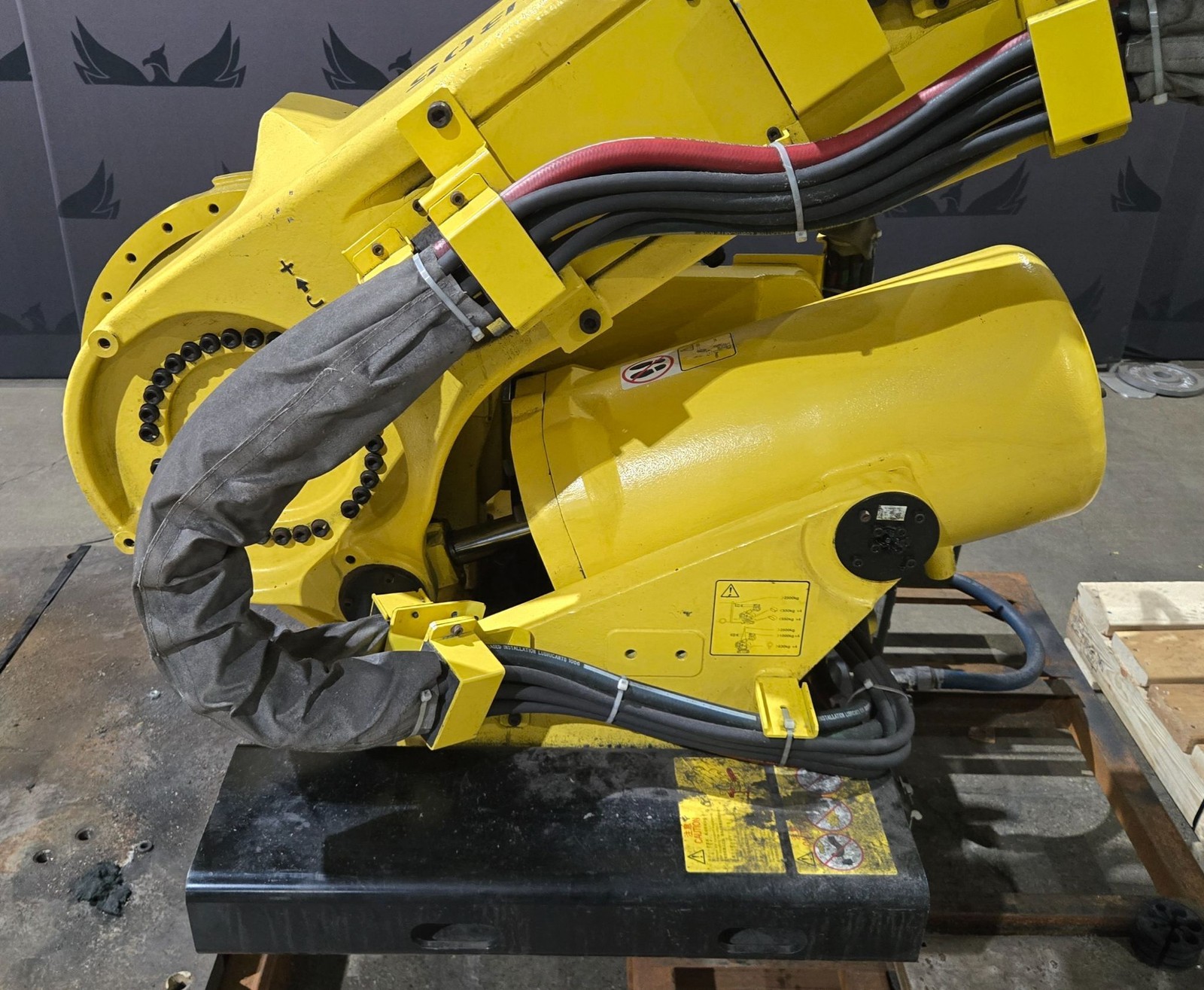 FANUC R-2000iB/210F Complete with R-30iB Controller & WTC Weld Controls USED
