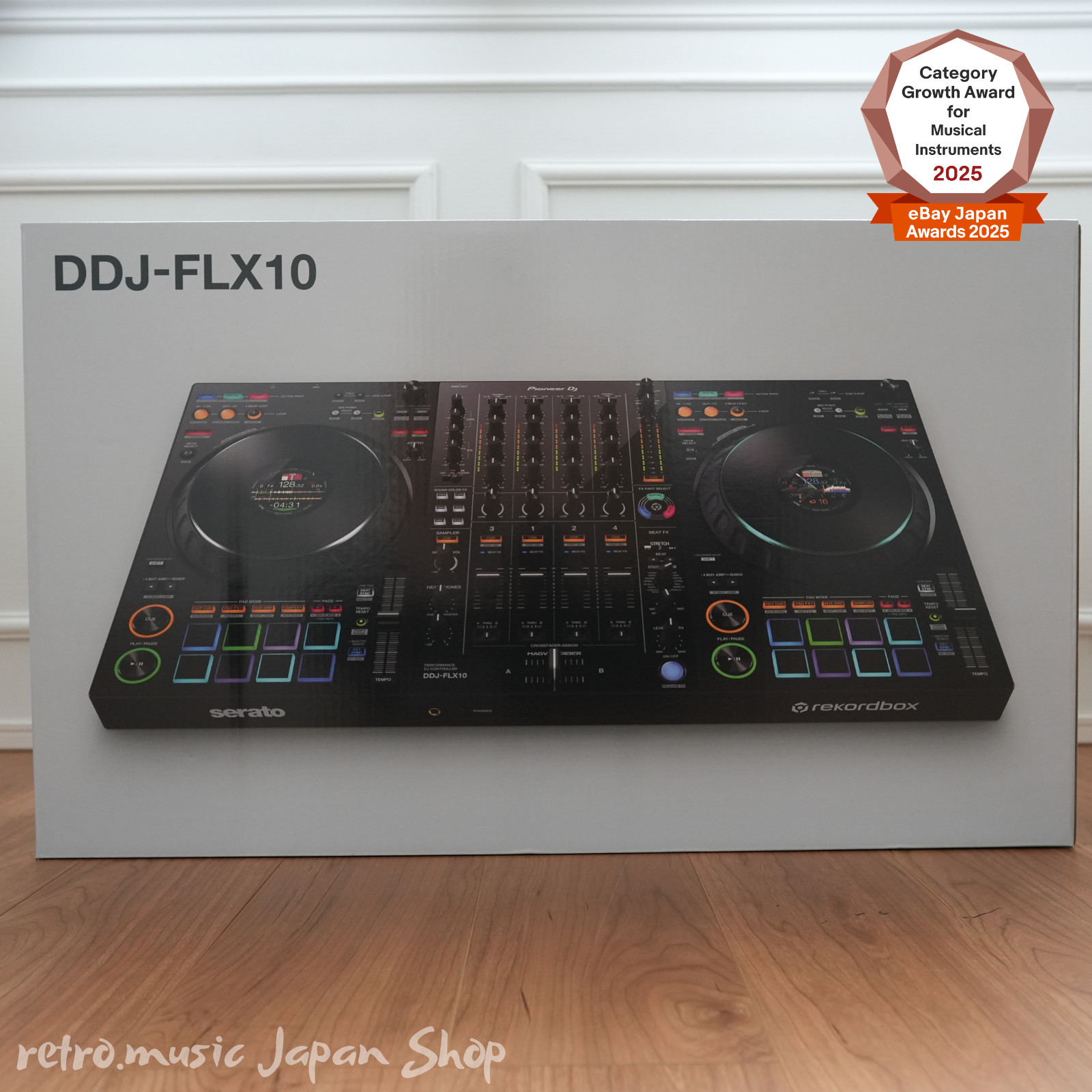 Pioneer DDJ-FLX10 DJ Controller 4-Channel Track rekordbox Serato DJ Pro