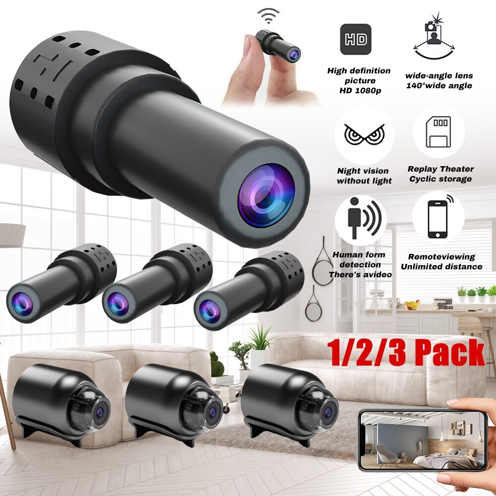 Camara Oculta Espia De Seguridad WiFi HD 1080P Con Audio y Video Para Casa Coche