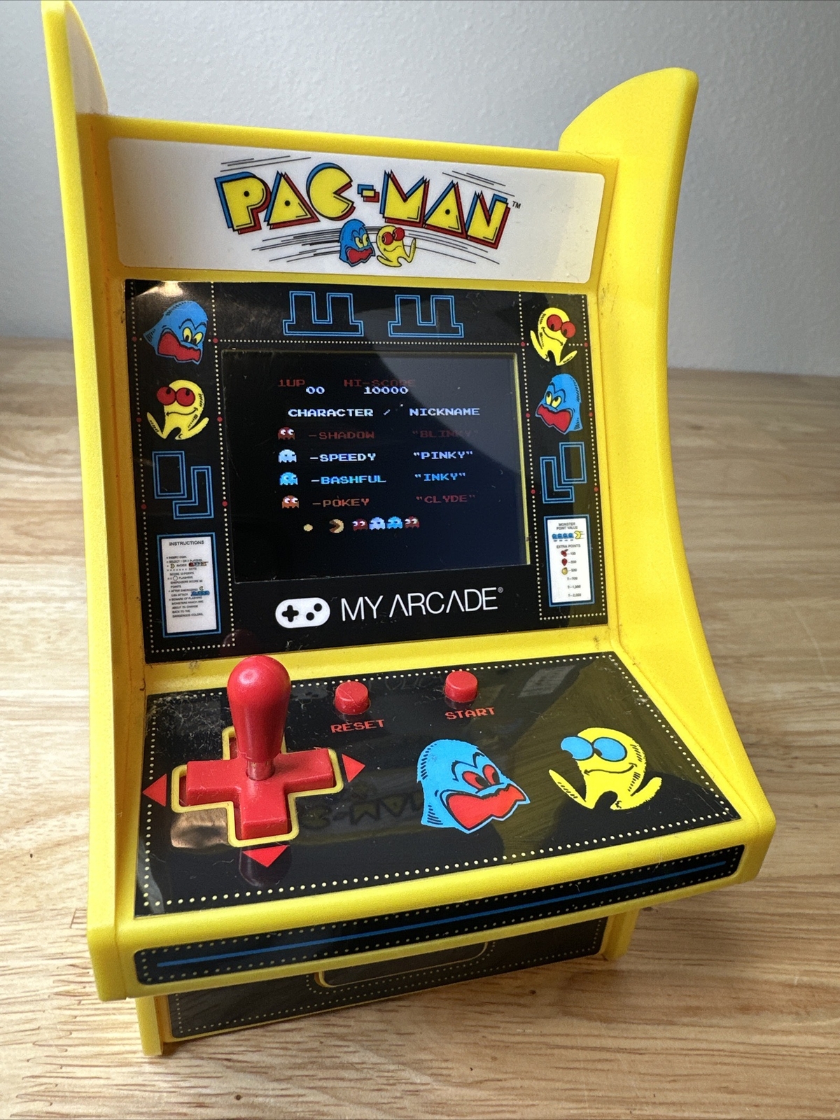 My Arcade Pac-Man Micro Player Mini Arcade Machine DGUNL-3220 Tested And Working