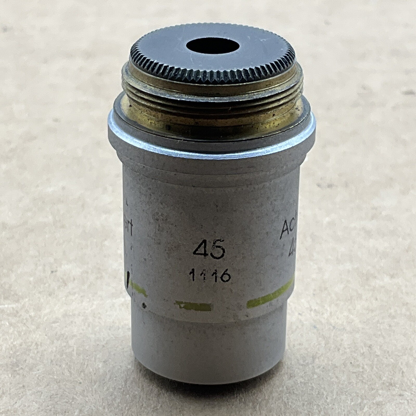 Reichert Microscope Objective 45 / 66 Achromat 1116 USA Optic Part