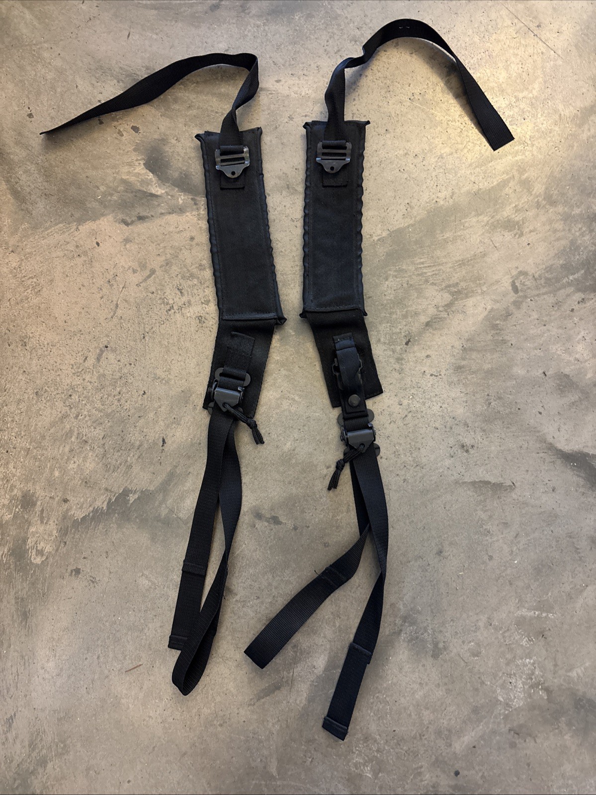 ALICE RUCK SHOULDER STRAPS Load BearinG Backpack Straps BLACK REPLACEMENT Radio
