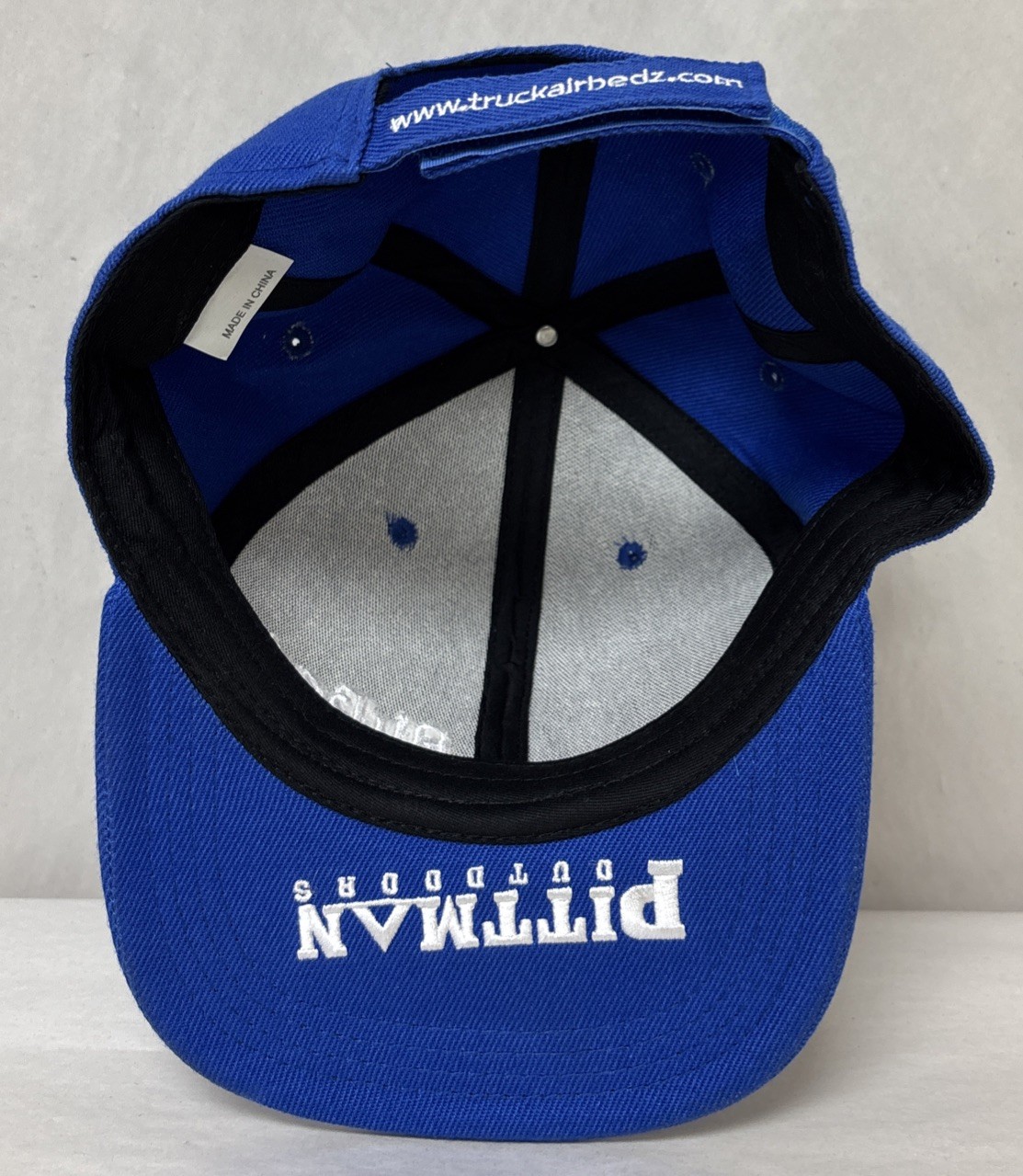 AirBedz Pittman Outdoors Adjustable Strapback Truckers Hat Adult Size Blue #M318