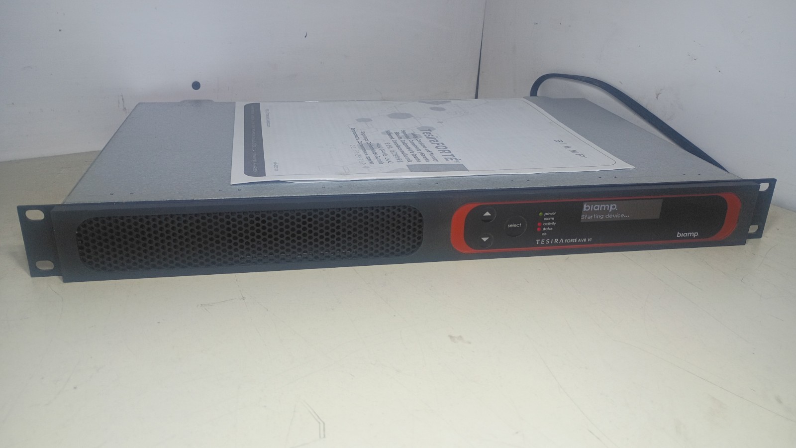 Biamp Tesira Forte AVB VI Digital Signal Processor POWER TESTED