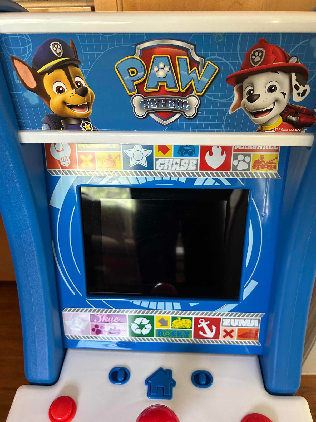 Arcade1up Paw Patrol Jr Video Game PAW-J-01340 TESTED w. Power Cord