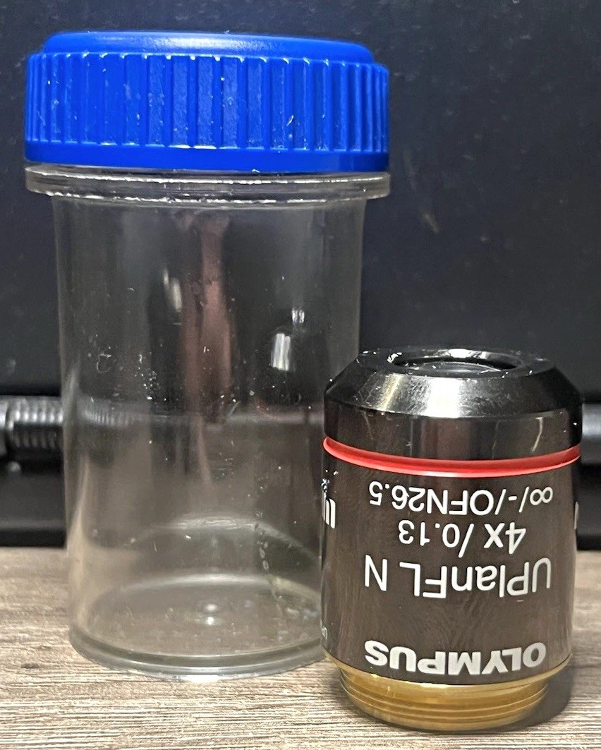 Olympus UPlanFL N 4x/0.13 Microscope Objective  Infinity/-/OFN26.5