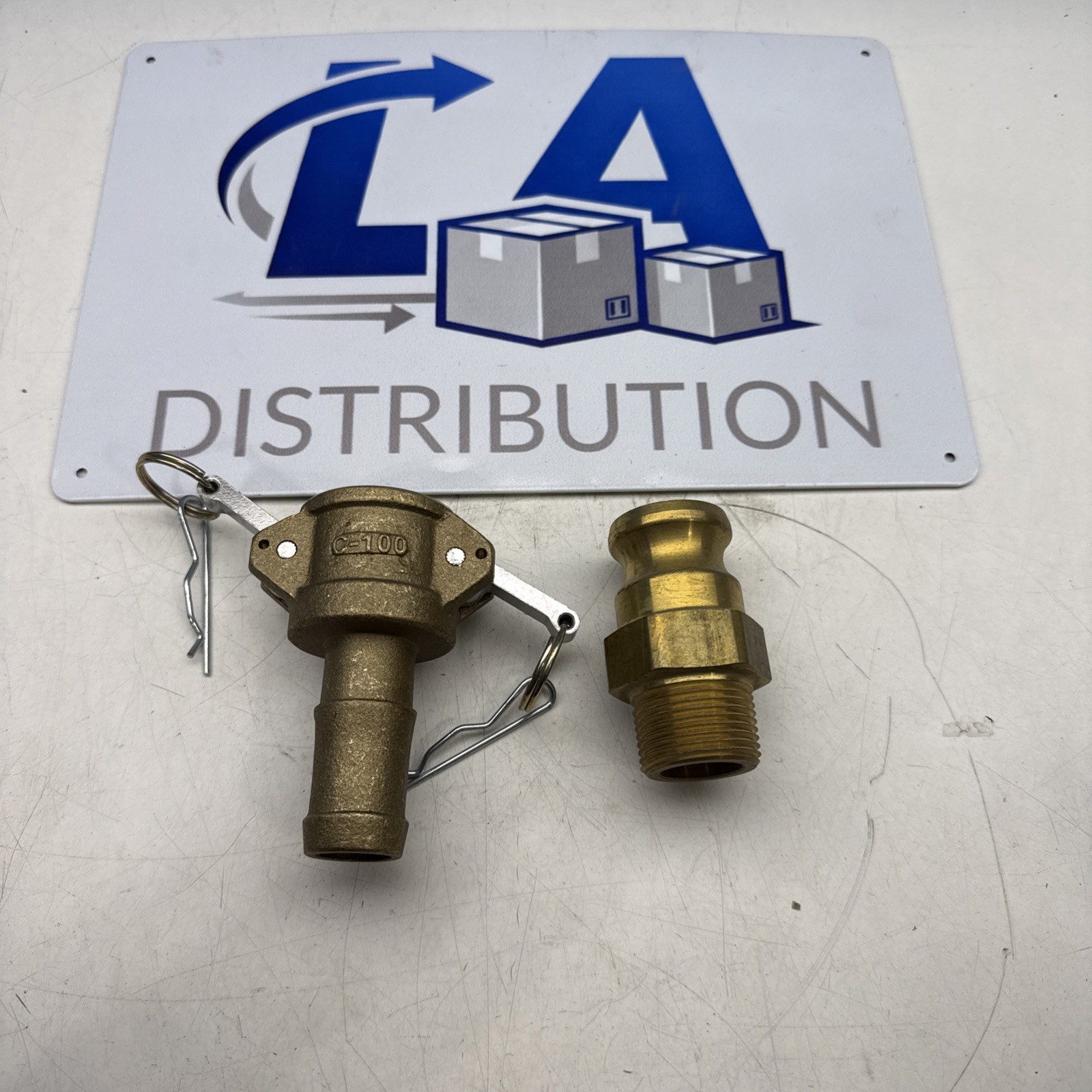 BR-C100 1" Bronze Camlock Part C Type Coupler (OLD STOCK)