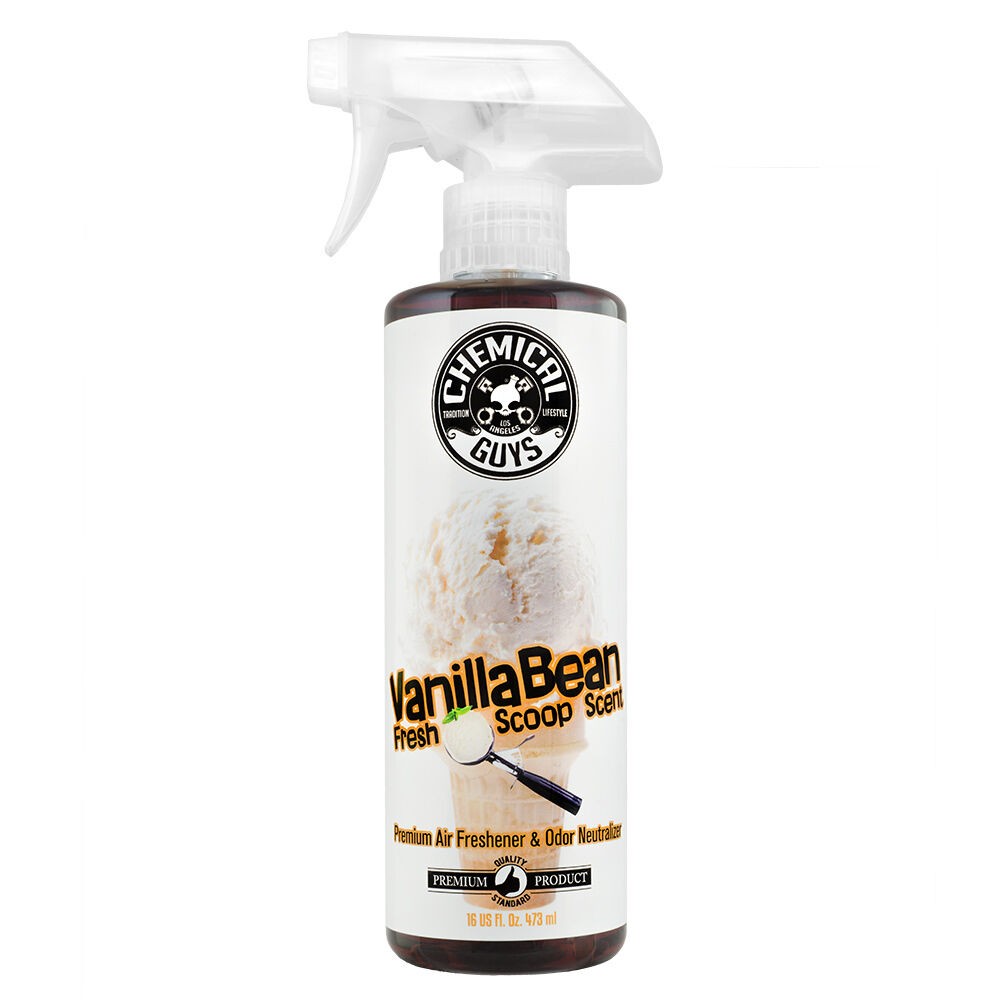 Chemical Guys Vanilla Bean Scent Air Freshener & Odor Eliminator (16 oz)