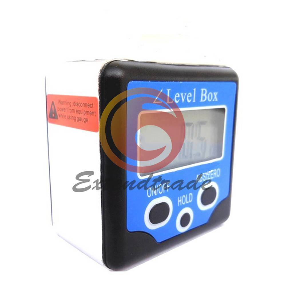 Floureon LCD Digital Inclinometer Level Box Gauge Angle Finder Protractor New