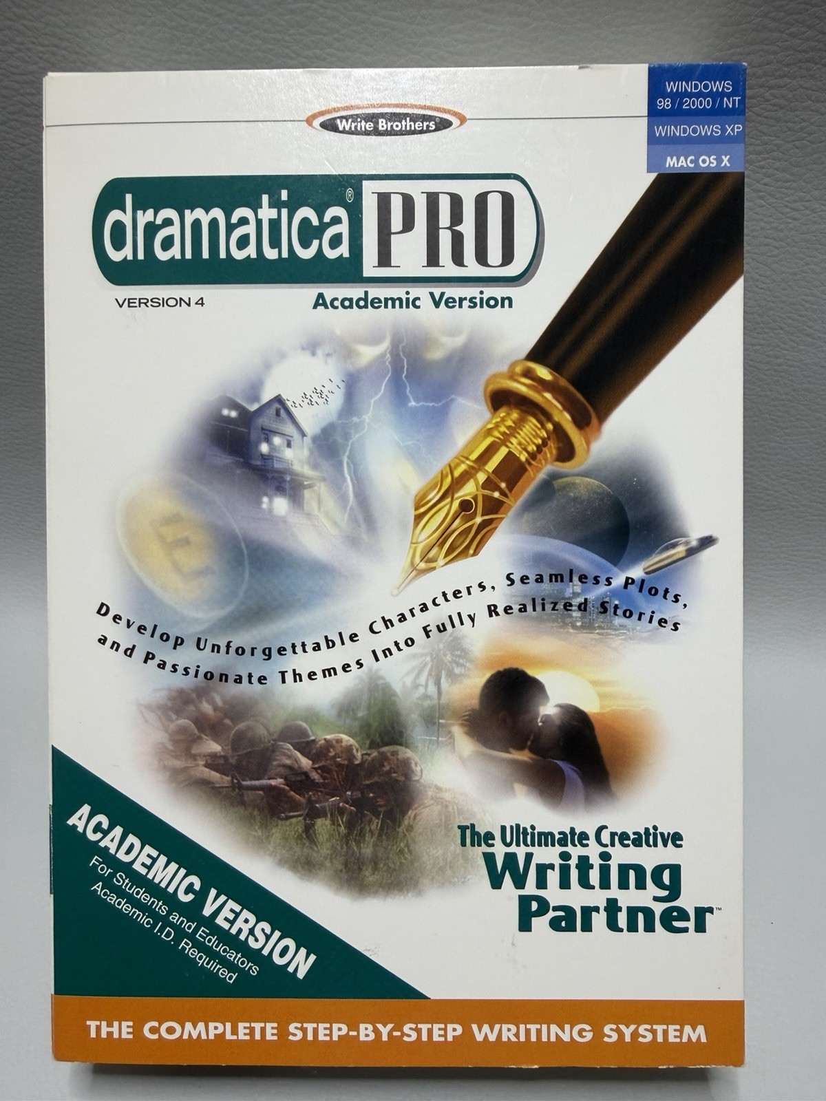 Dramatica Pro Version 4 Academic Creative Writing Software Mac Windows PC Boxed