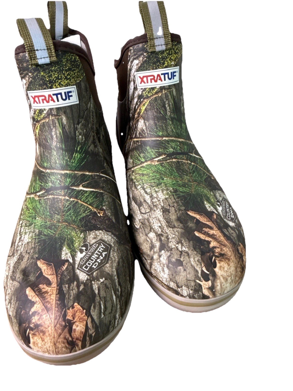 XTRATUF 6in Ankle Deck Boot Realtree Camo Mens NIB Waterproof Fishing Hunt