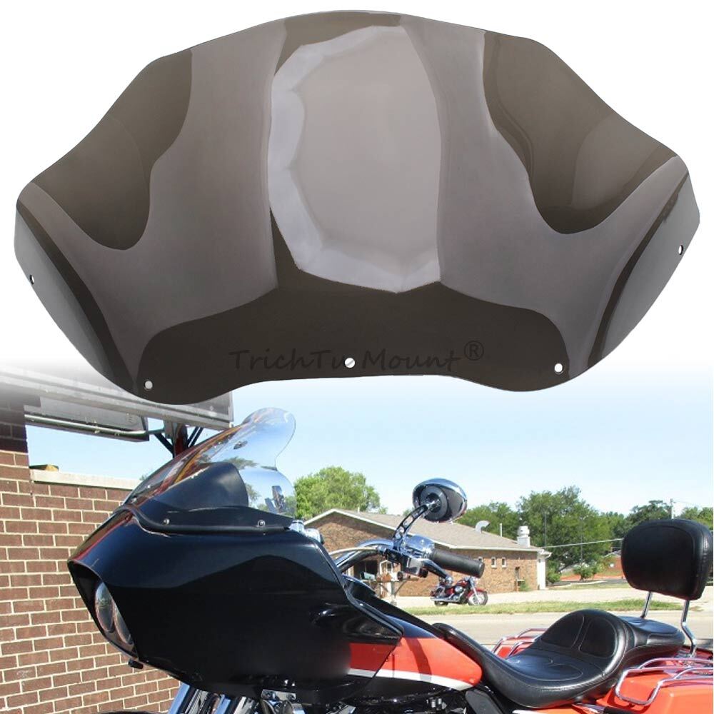 12.5" Windshield Windscreen Tea Smoke For Harley Touring Road Glide 1998-2013