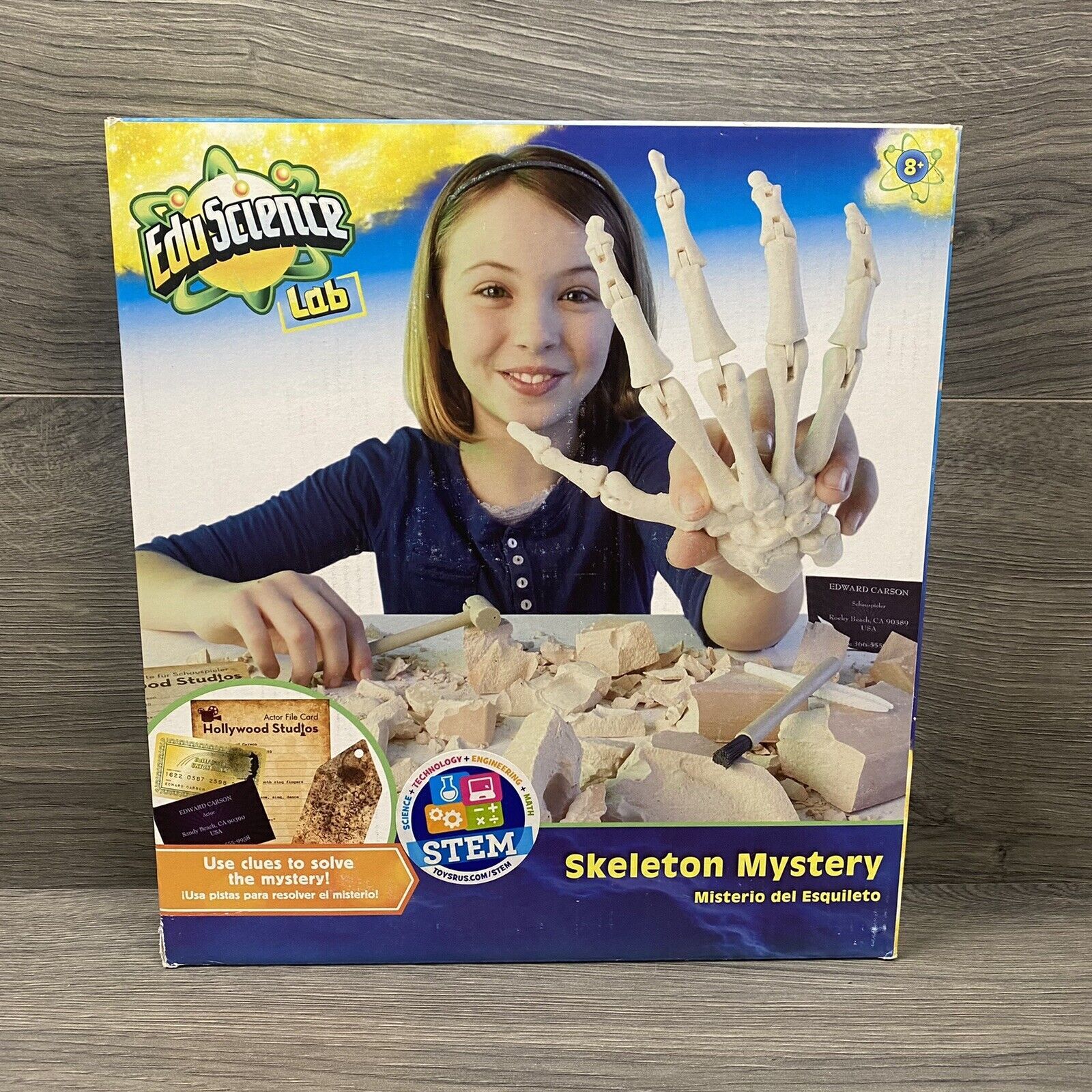 Skeleton Mystery STEM Forensic Science Hand Bone Dig Bar Edu Science Lab Biology