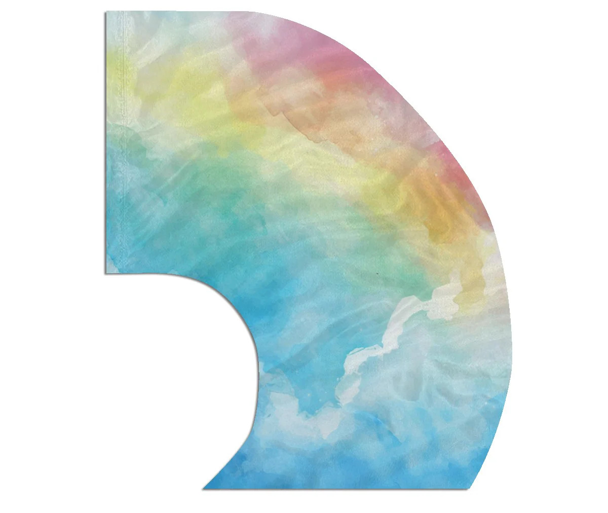 Ethereal Spectrum Color Guard Swing Flag- NEW