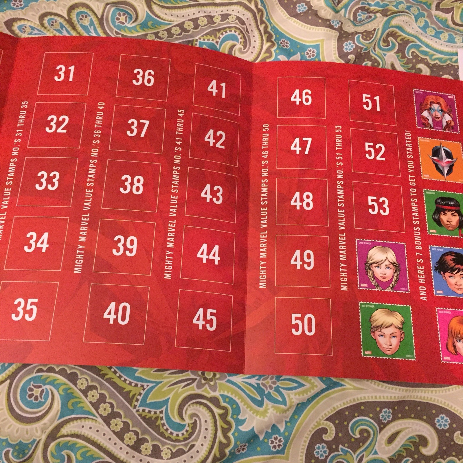 Marvel Value Stamp Book