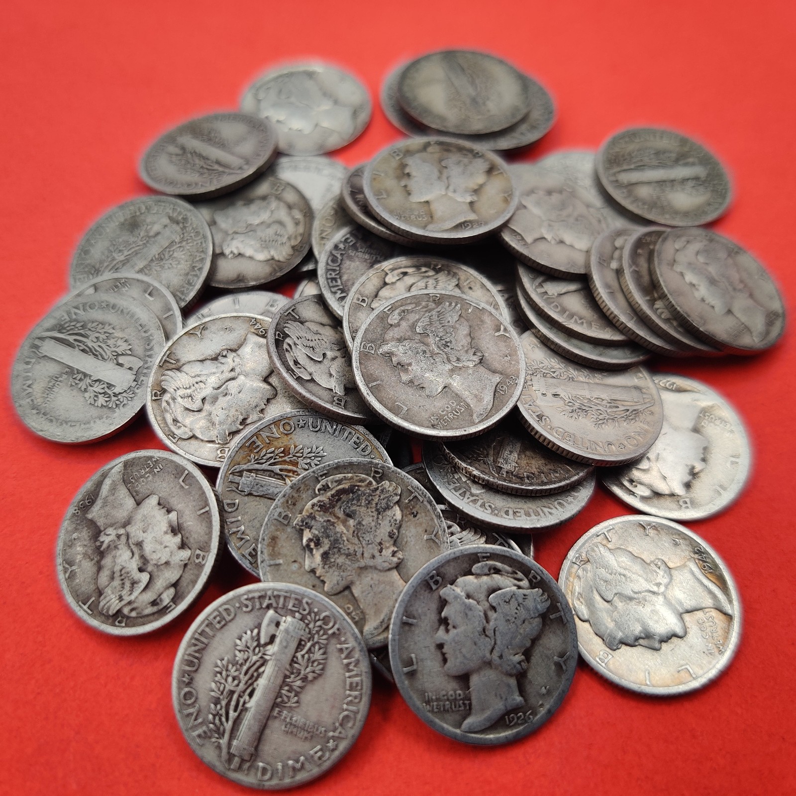 Mercury Dimes 1916-1945 90% Silver CHOOSE HOW MANY!