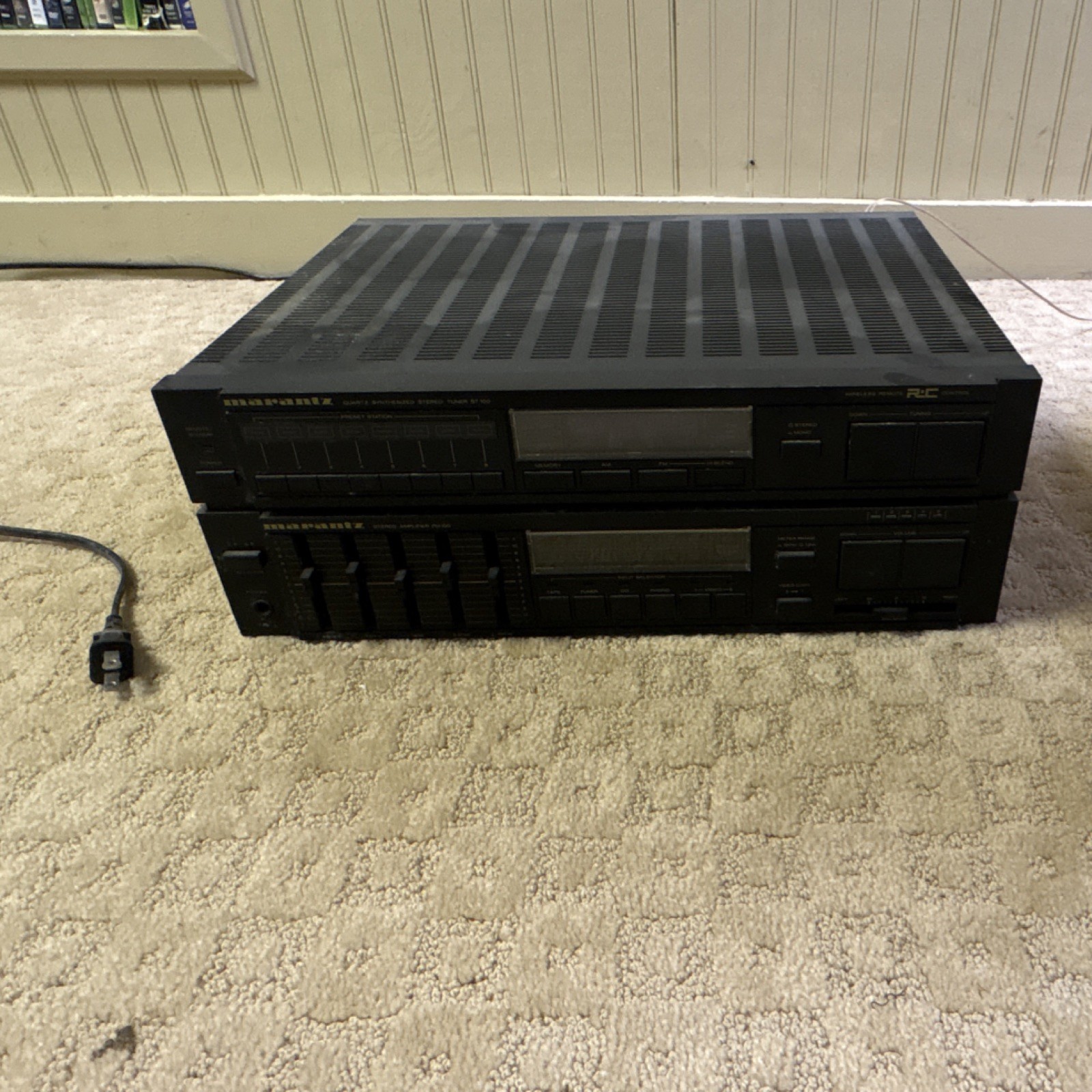 Marantz TA100 Stereo Receiver, ST100 Tuner & PM100 Amplifier Black