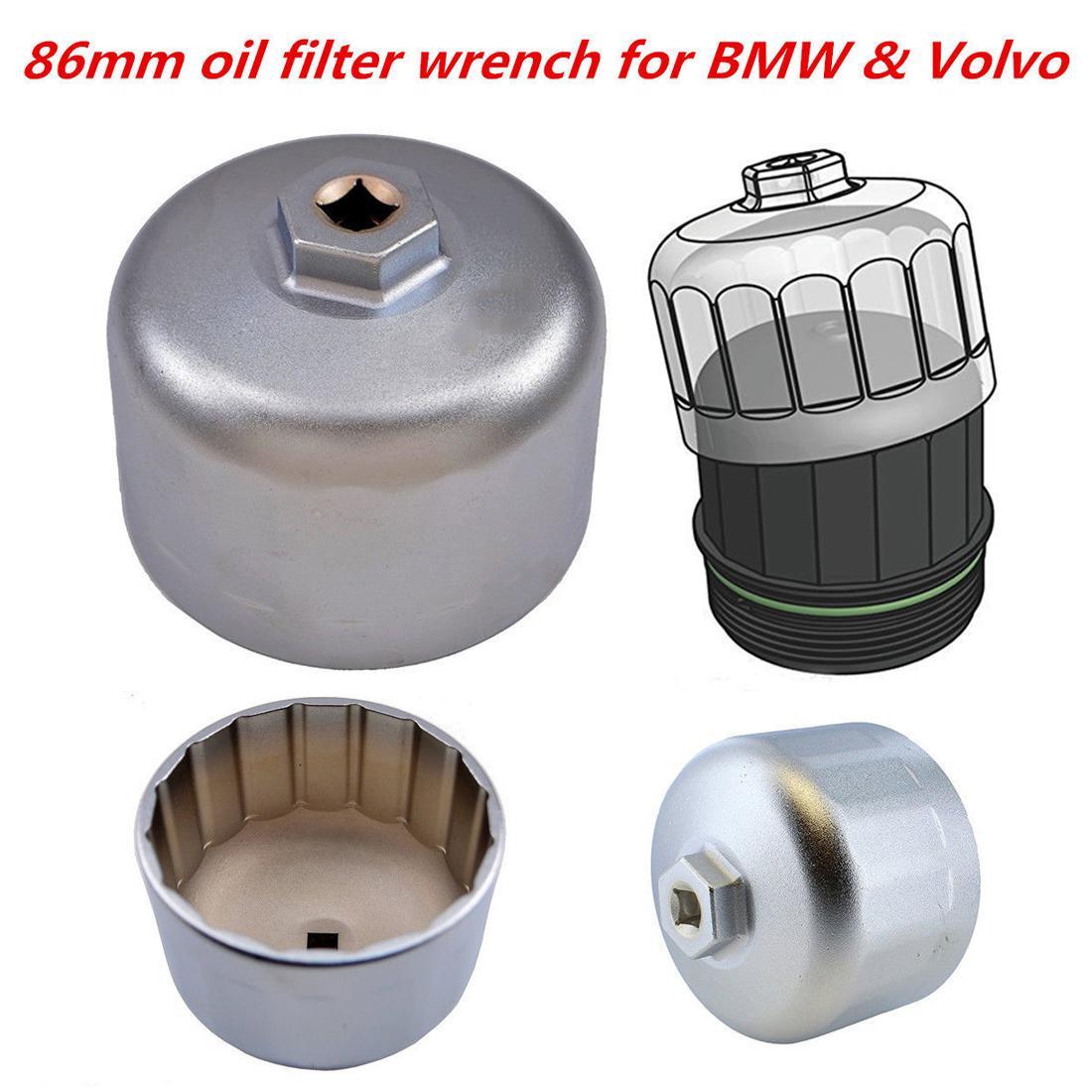 86mm Oil Filter Wrench Housing Tool For BMW,Volvo C70 S40 S60 S70 S80 V40 V70
