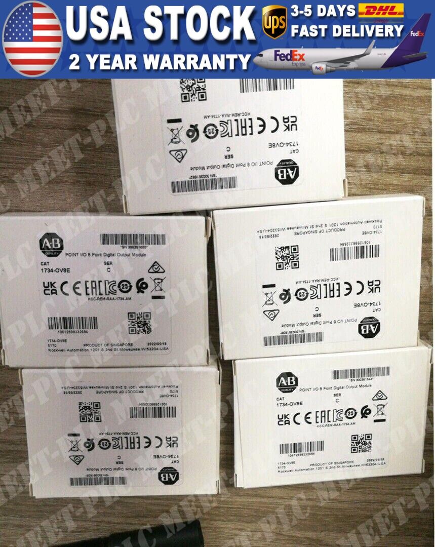 New Factory Sealed 1734-OV8E SER C POINT I/O 8 Point Digital Output Module