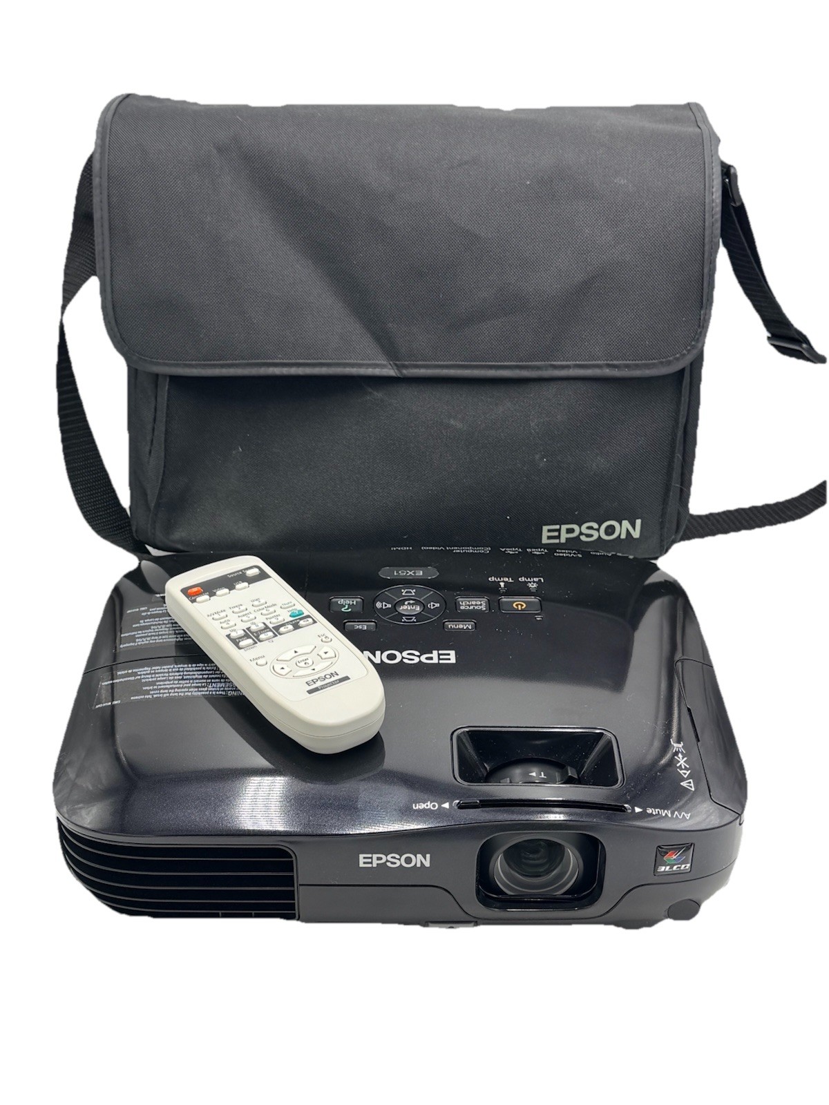 Epson EX51 UltraHD HDMI 3LCD Projector Zero Lamp Hours H311A w/ Remote & Cables