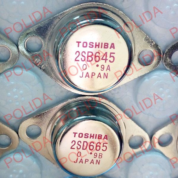 1pairs  Transistor TOSHIBA TO-3 2SB645/2SD665 B645/D665