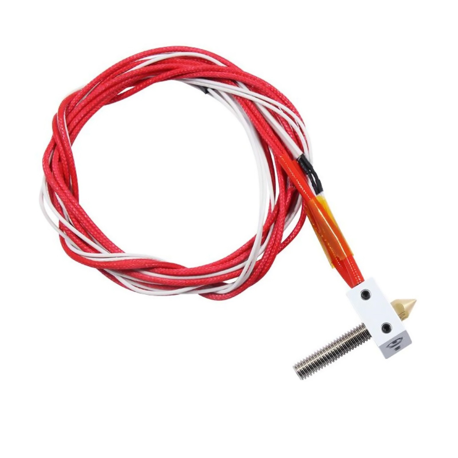 3D Printer MK8 Assembled Extruder Hotend Kit 1.75 to 0.4mm Nozzle Heating Block