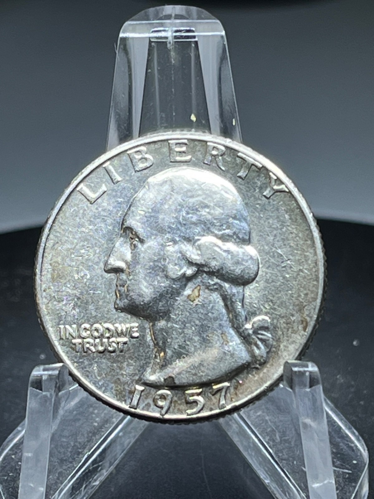 1957 Type B Reverse Washington Quarter 90% Silver   # T126