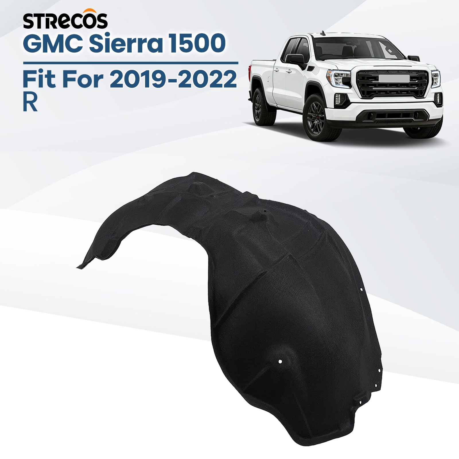For 2019-2022 GMC Sierra 1500 Front Fender Liner Inner Panel Right Passenger RH